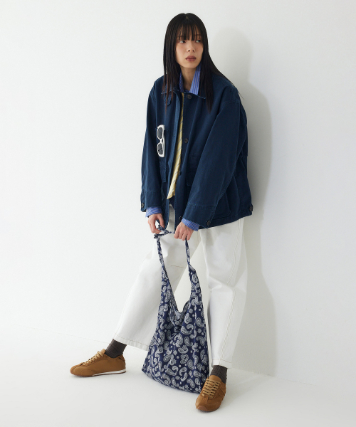 STUDIO TOMBOY（スタジオトムボーイ）の「バンダナパターンショルダーバッグ_ネイビー 9176270983（ショルダーバッグ・メンズ・ネイビー・OS）」の3枚目の写真
