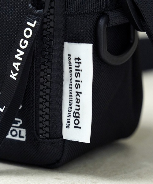 KANGOL(カンゴール)の「"06"≪KANGOL≫4ポケット/1.8L スクエア ミニ ショルダーバッグ(ショルダーバッグ・メンズ・ブラック×ホワイト/ブラック×グリーン・ONE SIZE)」の21枚目の写真