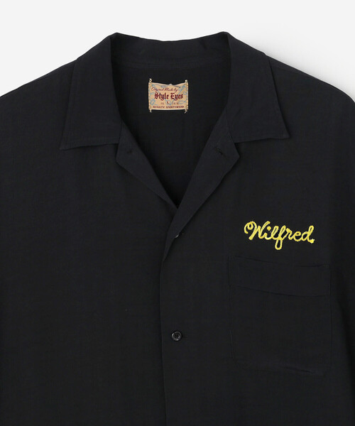 Bshop(ビショップ)の「STYLE EYES | 〈別注〉ボウリングシャツ MEN(シャツ/ブラウス・メンズ・ブラック・L/XL/M)」の4枚目の写真