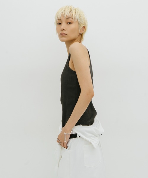 HANNE(アン)の「カップインアメスリキャミ(キャミソール・レディース・ホワイト/ブラック/ベージュ/チャコールグレー・S/FREE)」の14枚目の写真