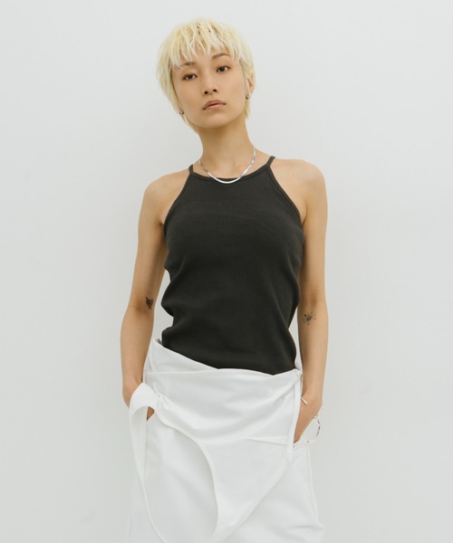 HANNE(アン)の「カップインアメスリキャミ(キャミソール・レディース・ホワイト/ブラック/ベージュ/チャコールグレー・S/FREE)」の15枚目の写真