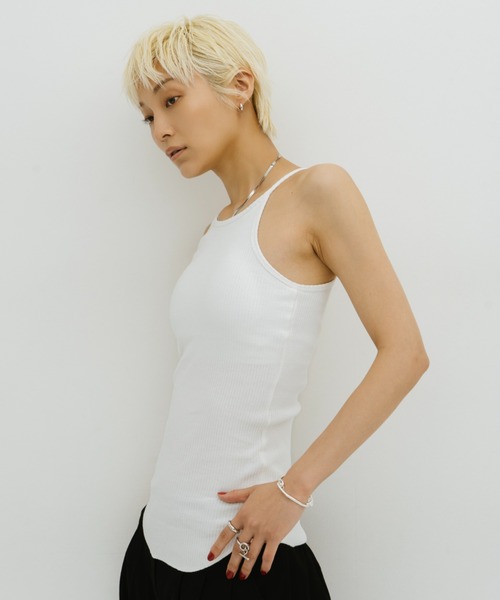 HANNE(アン)の「カップインアメスリキャミ(キャミソール・レディース・ホワイト/ブラック/ベージュ/チャコールグレー・S/FREE)」の21枚目の写真