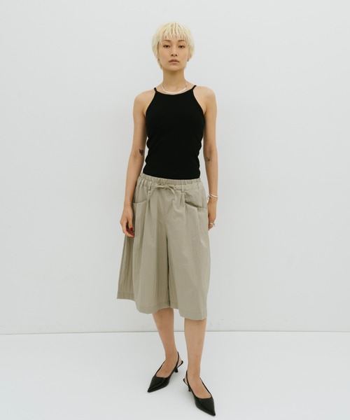 HANNE(アン)の「カップインアメスリキャミ(キャミソール・レディース・ホワイト/ブラック/ベージュ/チャコールグレー・S/FREE)」の6枚目の写真