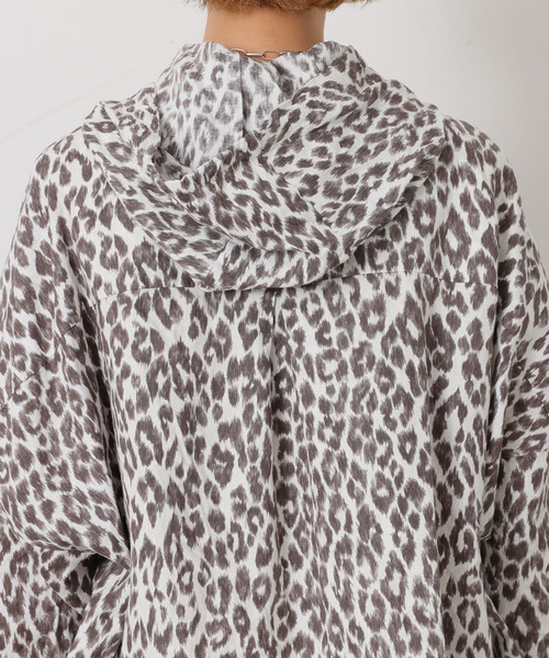 JOURNAL STANDARD LUXE(ジャーナルスタンダード ラックス)の「レオパリネン フードシャツ(シャツ/ブラウス・レディース・バーガンディー/ブラウン系その他/ブラック・FREE)」の9枚目の写真