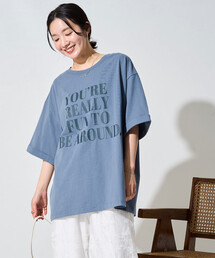 限定展開 YOUREREALLY ロゴ ビッグシルエット 半袖 Tシャツ