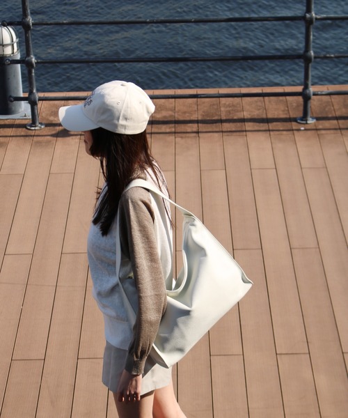 Scrap Book(スクラップブック)の「【NOTHING WRITTEN】PIBI LEATHER SHOULDER BAG(ショルダーバッグ・レディース・ホワイト系その他/ブラック・FREE)」の5枚目の写真
