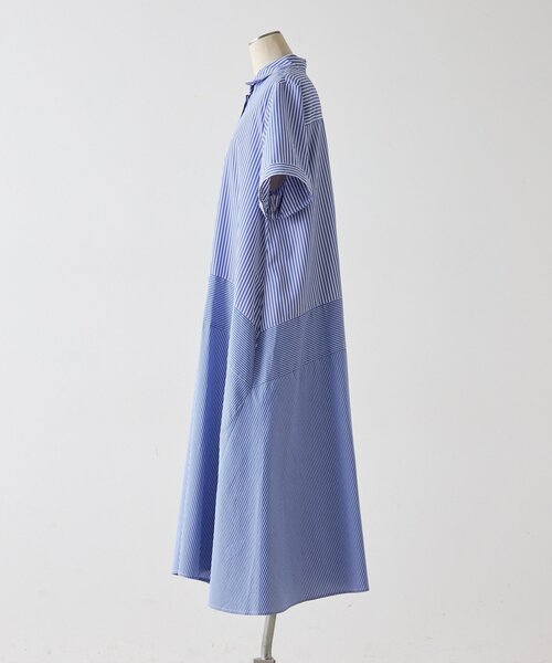 ear PAPILLONNER(イアパピヨネ)の「切替ストライプワンピース【SUM1 STYLE】(ワンピース・レディース・レッド/ブルー・FREE)」の11枚目の写真