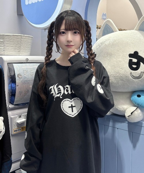 Hauls（ハウルズ）の「えちにゃんこメイドBIGTしゃつ（Tシャツ