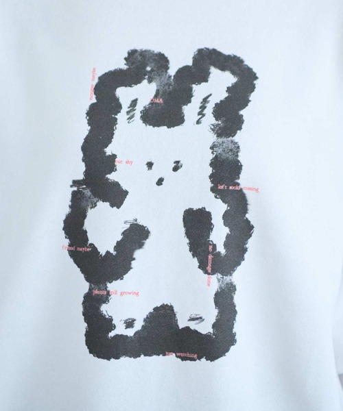 I am I in fact...（アイアムアイインファクト）の「U-MA SWEAT SHIRT（スウェット・レディース・ホワイト・FREE）」の9枚目の写真