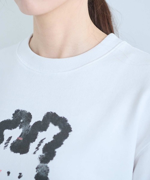 I am I in fact...（アイアムアイインファクト）の「U-MA SWEAT SHIRT（スウェット・レディース・ホワイト・FREE）」の17枚目の写真