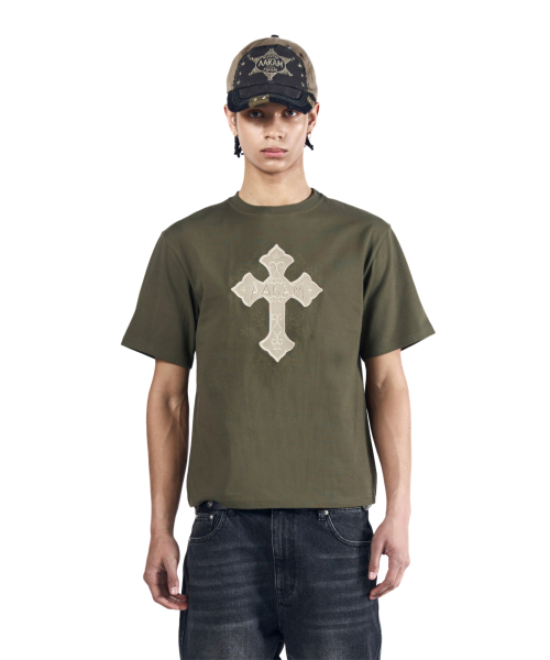 AAKAM(アーカム)の「AKM CROS2 Half Top (Khaki)(Tシャツ/カットソー・レディース・その他・2/3/1)」の13枚目の写真