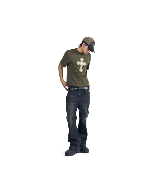 AAKAM(アーカム)の「AKM CROS2 Half Top (Khaki)(Tシャツ/カットソー・レディース・その他・2/3/1)」の18枚目の写真