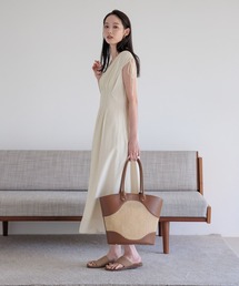 Andemiu（アンデミュウ）の「キリカエデザインフレンチスリーブワンピース846013（ワンピース）」