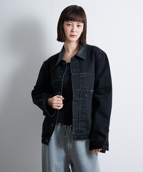 Levi's(リーバイス)の「《追加》Levi’s(リーバイス) 別注 2nd Type トラッカー ジャケット(デニムジャケット・メンズ・ブラック・X-SMALL/XX-LARGE/X-LARGE/LARGE/MEDIUM/SMALL)」の3枚目の写真