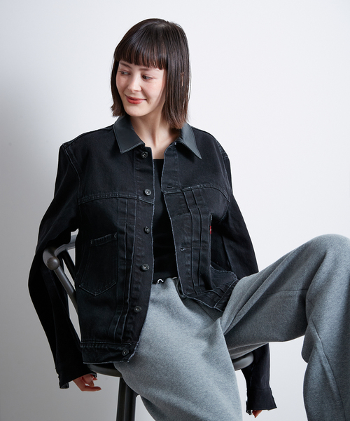 Levi's(リーバイス)の「《追加》Levi’s(リーバイス) 別注 2nd Type トラッカー ジャケット(デニムジャケット・メンズ・ブラック・X-SMALL/XX-LARGE/X-LARGE/LARGE/MEDIUM/SMALL)」の5枚目の写真