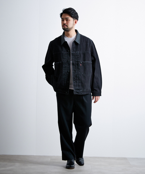 Levi's(リーバイス)の「《追加》Levi’s(リーバイス) 別注 2nd Type トラッカー ジャケット(デニムジャケット・メンズ・ブラック・X-SMALL/XX-LARGE/X-LARGE/LARGE/MEDIUM/SMALL)」の6枚目の写真