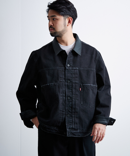 Levi's(リーバイス)の「《追加》Levi’s(リーバイス) 別注 2nd Type トラッカー ジャケット(デニムジャケット・メンズ・ブラック・X-SMALL/XX-LARGE/X-LARGE/LARGE/MEDIUM/SMALL)」の7枚目の写真
