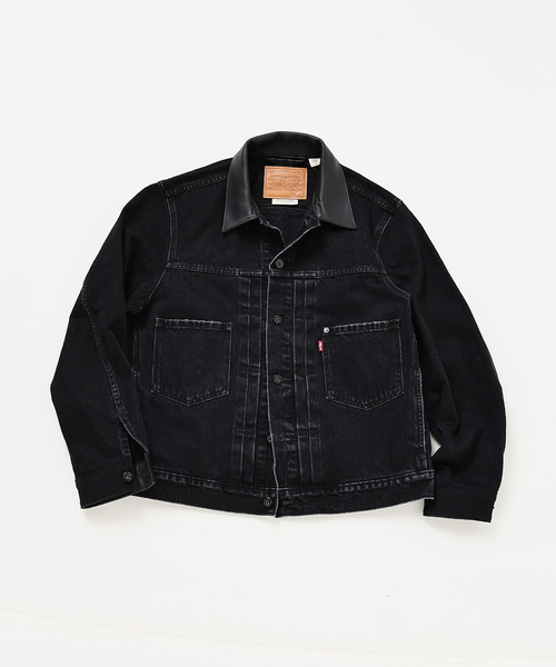 Levi's(リーバイス)の「《追加》Levi’s(リーバイス) 別注 2nd Type トラッカー ジャケット(デニムジャケット・メンズ・ブラック・X-SMALL/XX-LARGE/X-LARGE/LARGE/MEDIUM/SMALL)」の8枚目の写真