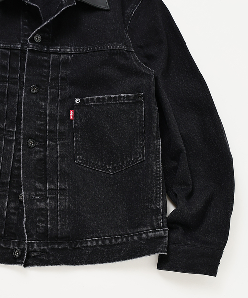 Levi's(リーバイス)の「《追加》Levi’s(リーバイス) 別注 2nd Type トラッカー ジャケット(デニムジャケット・メンズ・ブラック・X-SMALL/XX-LARGE/X-LARGE/LARGE/MEDIUM/SMALL)」の9枚目の写真