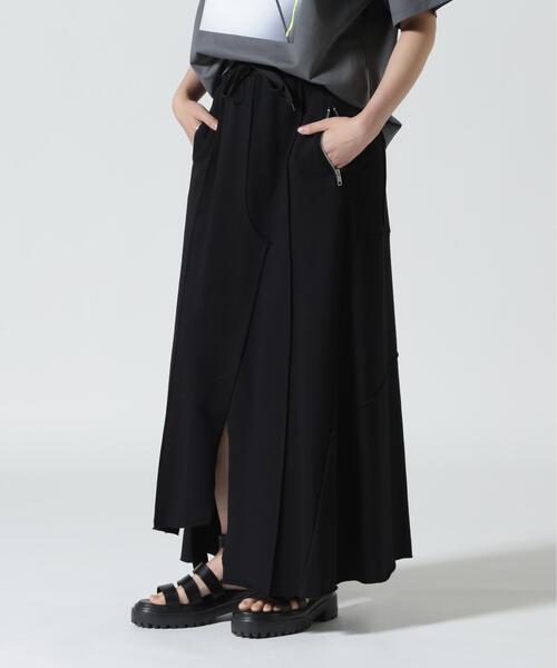 DROIT BELLO（ドロイトベロ）の「DROIT BELLO（ドロイトベロ）スウェットスカート（スカート・レディース・グレー/ブラック・F）」の3枚目の写真