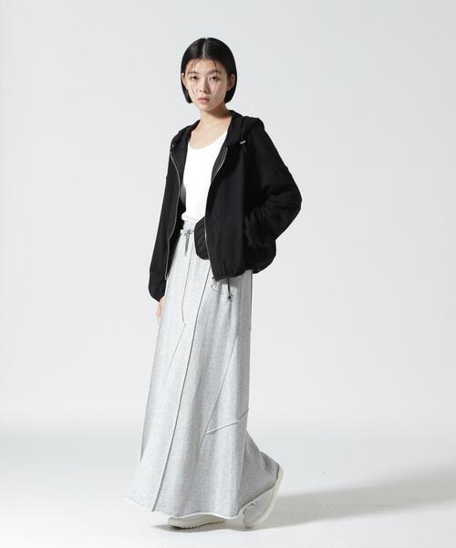 DROIT BELLO（ドロイトベロ）の「DROIT BELLO（ドロイトベロ）スウェットスカート（スカート・レディース・グレー/ブラック・F）」の8枚目の写真
