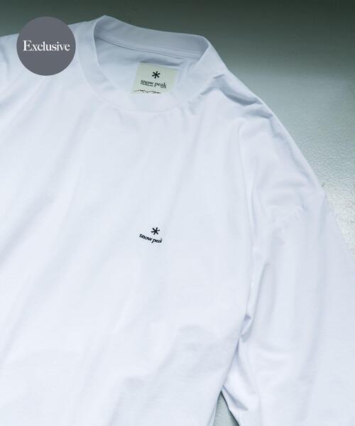 Snow Peak(スノーピーク)の「『別注』Snow Peak Apparel×DOORS WA/AC DRAWSTRING T-SHIRTS(Tシャツ/カットソー・メンズ・ブラウン/チャコールグレー/ホワイト/カーキ・MEDIUM/LARGE/X-LARGE)」の2枚目の写真