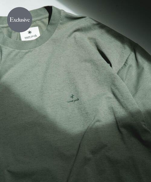 Snow Peak(スノーピーク)の「『別注』Snow Peak Apparel×DOORS WA/AC DRAWSTRING T-SHIRTS(Tシャツ/カットソー・メンズ・ブラウン/チャコールグレー/ホワイト/カーキ・MEDIUM/LARGE/X-LARGE)」の4枚目の写真