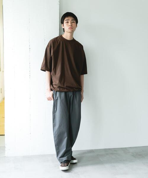 Snow Peak(スノーピーク)の「『別注』Snow Peak Apparel×DOORS WA/AC DRAWSTRING T-SHIRTS(Tシャツ/カットソー・メンズ・ブラウン/チャコールグレー/ホワイト/カーキ・MEDIUM/LARGE/X-LARGE)」の20枚目の写真