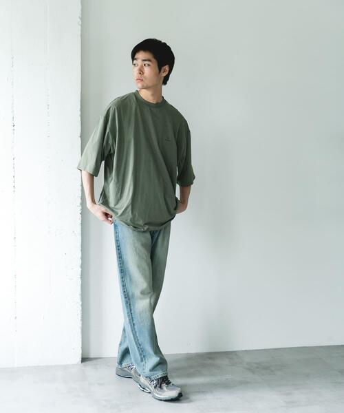 Snow Peak(スノーピーク)の「『別注』Snow Peak Apparel×DOORS WA/AC DRAWSTRING T-SHIRTS(Tシャツ/カットソー・メンズ・ブラウン/チャコールグレー/ホワイト/カーキ・MEDIUM/LARGE/X-LARGE)」の12枚目の写真