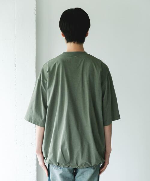 Snow Peak(スノーピーク)の「『別注』Snow Peak Apparel×DOORS WA/AC DRAWSTRING T-SHIRTS(Tシャツ/カットソー・メンズ・ブラウン/チャコールグレー/ホワイト/カーキ・MEDIUM/LARGE/X-LARGE)」の8枚目の写真