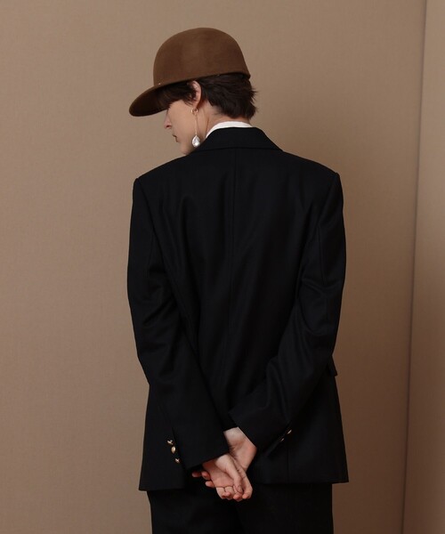 allureville(アルアバイル)の「【Oggi.jp掲載】フラノテーラードジャケット(テーラードジャケット・レディース・ネイビー・2/1)」の7枚目の写真
