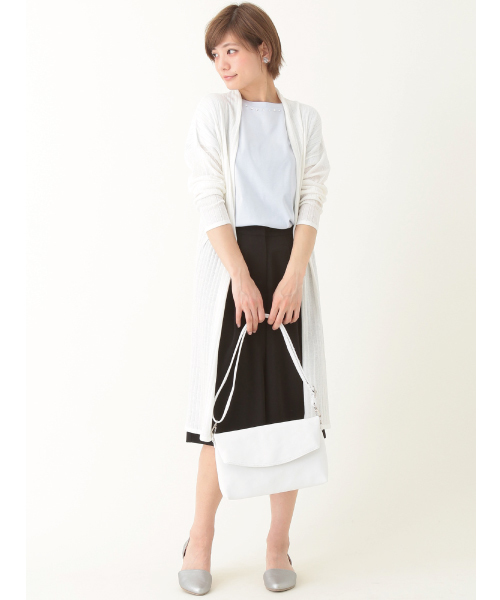 earth music&ecology（アースミュージックアンドエコロジー）の「【2016Summer】ミディガウチョパンツ（その他パンツ・レディース・キャメル/ネイビー/ブラック/グレイッシュベージュ・FREE）」の2枚目の写真