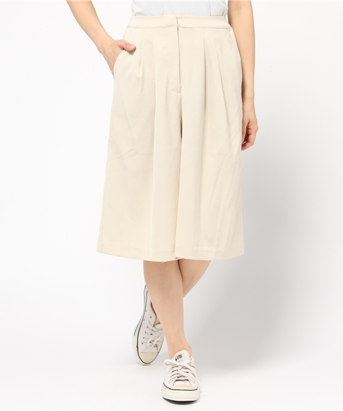 earth music&ecology（アースミュージックアンドエコロジー）の「【2016Summer】ミディガウチョパンツ（その他パンツ・レディース・キャメル/ネイビー/ブラック/グレイッシュベージュ・FREE）」の16枚目の写真