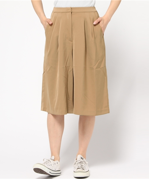 earth music&ecology（アースミュージックアンドエコロジー）の「【2016Summer】ミディガウチョパンツ（その他パンツ・レディース・キャメル/ネイビー/ブラック/グレイッシュベージュ・FREE）」の17枚目の写真