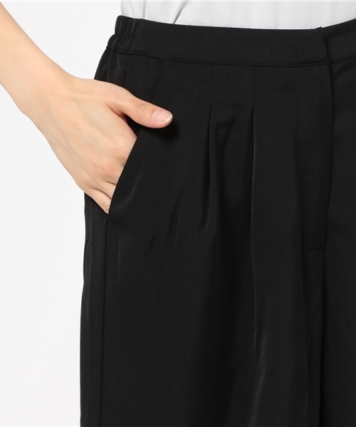 earth music&ecology（アースミュージックアンドエコロジー）の「【2016Summer】ミディガウチョパンツ（その他パンツ・レディース・キャメル/ネイビー/ブラック/グレイッシュベージュ・FREE）」の10枚目の写真