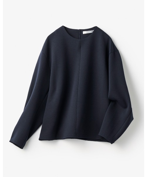 DoCLASSE( ドゥクラッセ)の「ライトダンボールニット・センター切替トップス(Tシャツ/カットソー・レディース・ブラック/グレー/ライトブラウン/ダークネイビー・LL/S/M/L)」の15枚目の写真