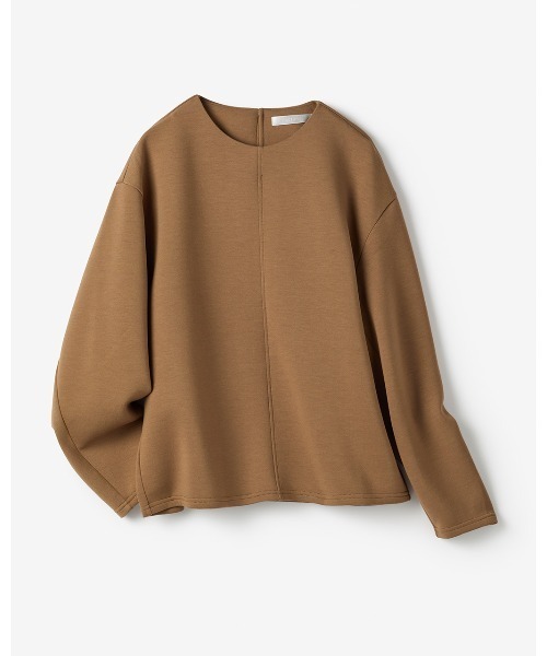 DoCLASSE( ドゥクラッセ)の「ライトダンボールニット・センター切替トップス(Tシャツ/カットソー・レディース・ブラック/グレー/ライトブラウン/ダークネイビー・LL/S/M/L)」の18枚目の写真