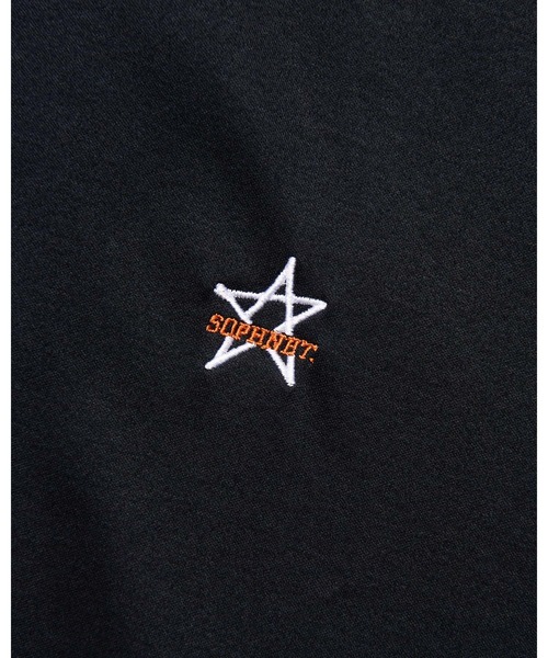SOPHNET.（ソフネット）の「STAR S/S POLO SHIRT（ポロシャツ・メンズ・ホワイト/ブラック/ピンク・1/2/3/4）」の8枚目の写真