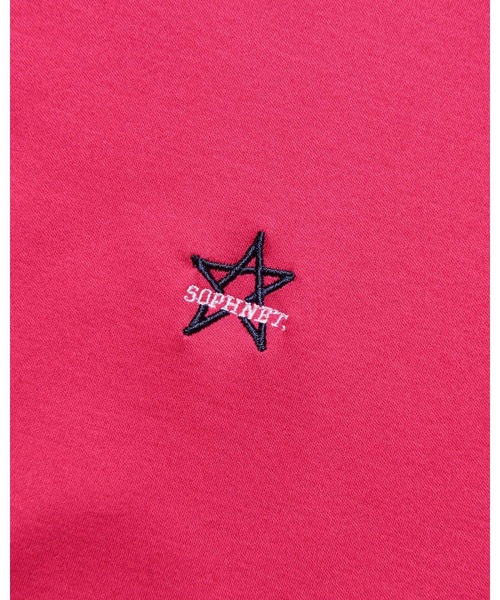 SOPHNET.（ソフネット）の「STAR S/S POLO SHIRT（ポロシャツ・メンズ・ホワイト/ブラック/ピンク・1/2/3/4）」の12枚目の写真