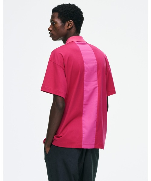 SOPHNET.（ソフネット）の「STAR S/S POLO SHIRT（ポロシャツ・メンズ・ホワイト/ブラック/ピンク・1/2/3/4）」の5枚目の写真
