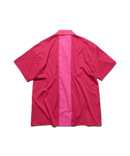 SOPHNET.（ソフネット）の「STAR S/S POLO SHIRT（ポロシャツ・メンズ・ホワイト/ブラック/ピンク・1/2/3/4）」の10枚目の写真