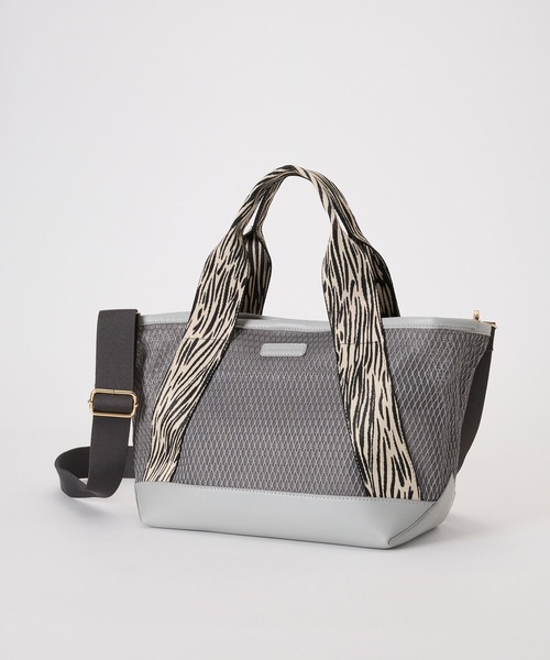 BARNYARDSTORM(バンヤードストーム)の「BARNYARDSTORM / アニマルジャガードテープメッシュトート(トートバッグ・レディース・ブラック/ライトグレー/チャコールグレー・FREE)」の14枚目の写真