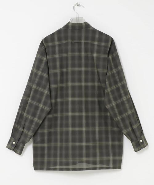 URBAN RESEARCH(アーバンリサーチ)の「SHEER CH SQUARE CUT SHIRTS(シャツ/ブラウス・メンズ・グリーン/アイボリー/ブラック・LARGE/MEDIUM)」の20枚目の写真