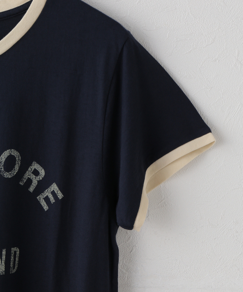 Spick & Span（スピックアンドスパン）の「カレッジトリムTシャツ（Tシャツ/カットソー・レディース・ネイビー/ホワイト・FREE）」の14枚目の写真