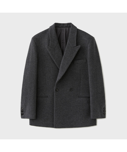 SUARE(スアレ)の「ウール100 ハーフコート チャコール(チェスターコート・メンズ・チャコール・MEDIUM/LARGE/X-LARGE)」の1枚目の写真