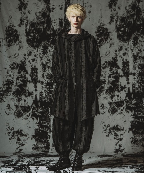 NO ID.（ノーアイディ）の「【NO ID.】Back Slit Hooded Coat / バックスリットフーデッドコート（その他アウター・メンズ・ブラック/アイボリー/その他23・ONE SIZE）」の13枚目の写真