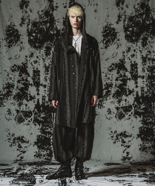NO ID.（ノーアイディ）の「【NO ID.】Back Slit Hooded Coat / バックスリットフーデッドコート（その他アウター・メンズ・ブラック/アイボリー/その他23・ONE SIZE）」の17枚目の写真