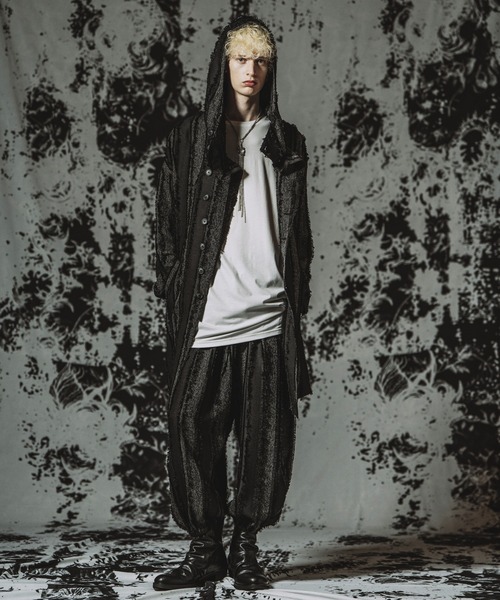 NO ID.（ノーアイディ）の「【NO ID.】Back Slit Hooded Coat / バックスリットフーデッドコート（その他アウター・メンズ・ブラック/アイボリー/その他23・ONE SIZE）」の18枚目の写真