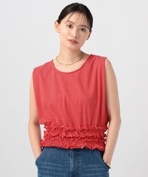 BAYFLOW | 2WAYギャザーフリルヘムノースリーブ(Tシャツ/カットソー)