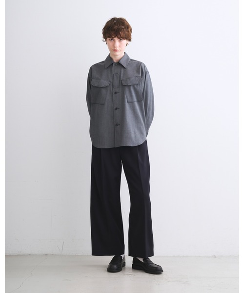 Traditional Weatherwear(トラディショナルウェザーウェア)の「SHIRT 204(Tシャツ/カットソー・レディース・トップグレー/ネイビー・XS/S)」の12枚目の写真